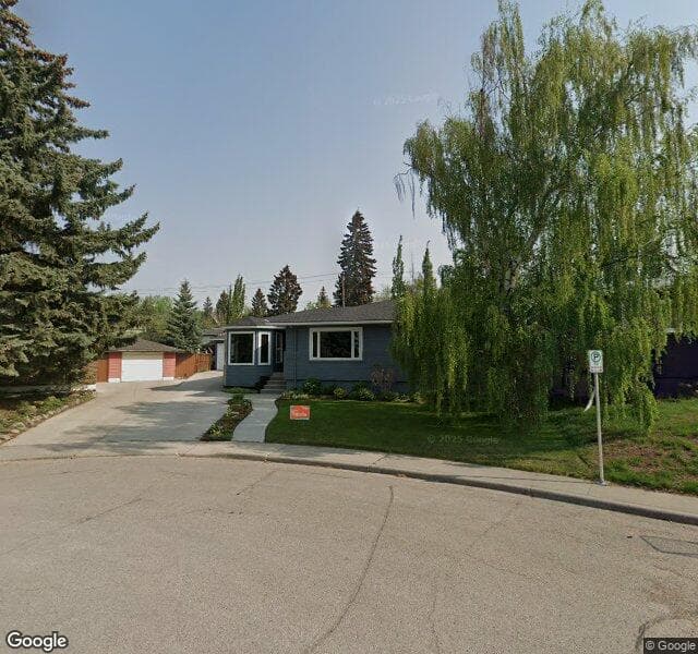 Street view of 54 Canyon Drive NW, Calgary