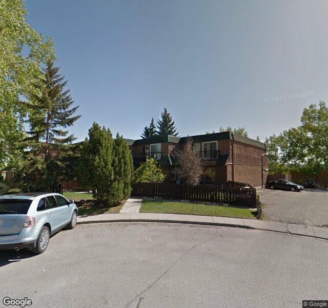 Street view of 11-11240 6 Street SW, Calgary