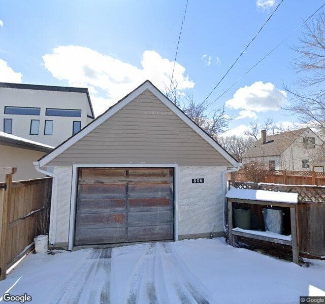Street view of 806 Radford Road NE, Calgary