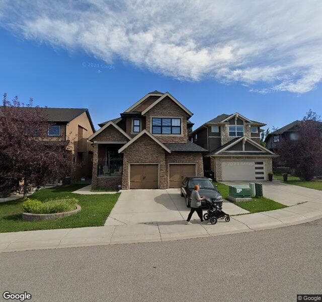 Street view of 22 Aspenshire Place SW, Calgary