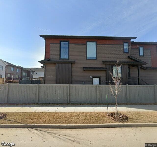 Street view of 17127 3 Street NW, Edmonton