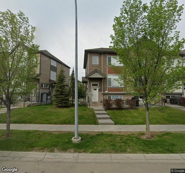 Street view of 640 Copperpond Boulevard SE, Calgary