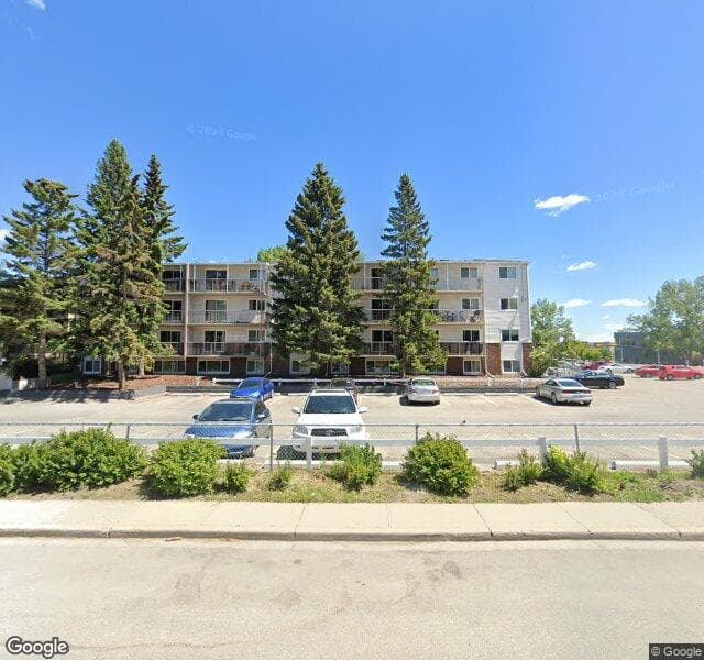 Street view of 216-3420 50 Street NW, Calgary