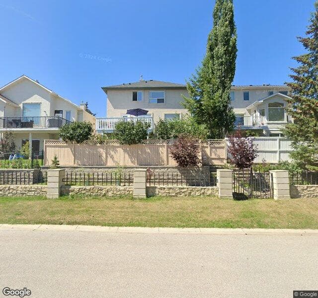 Street view of 96 Strathridge Close SW, Calgary