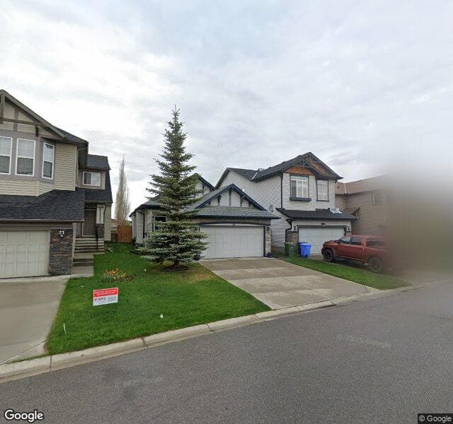 Street view of 206 Brightonwoods Gardens SE, Calgary