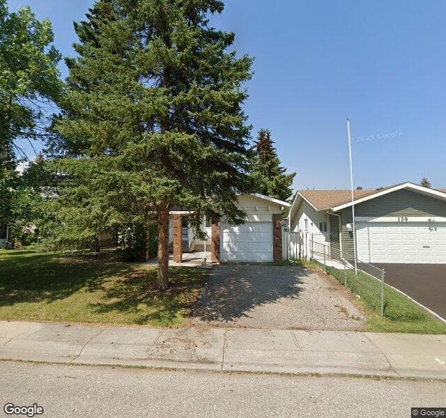 Street view of 163 Cedar Ridge Crescent SW, Calgary