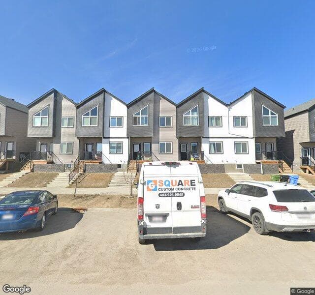 Street view of 1439 Cornerstone Boulevard NE, Calgary