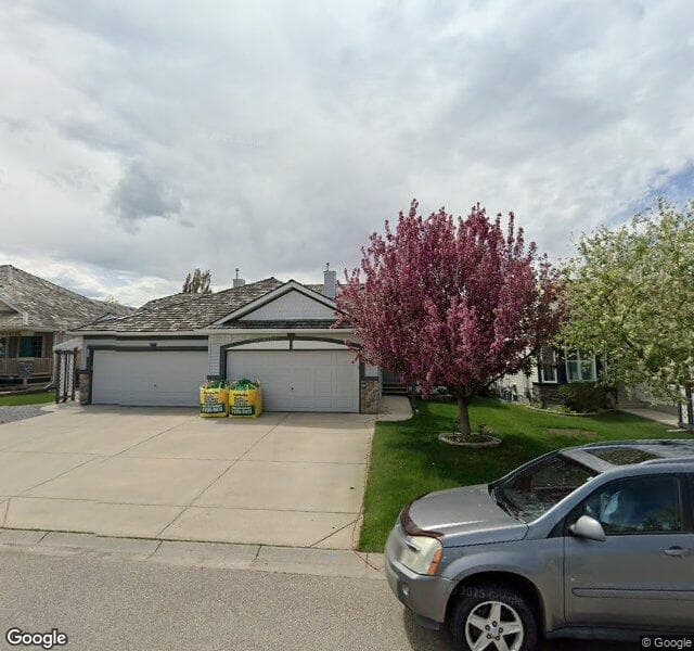 Street view of 100 Chaparral Villas SE, Calgary