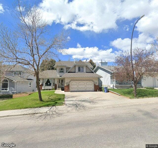 Street view of 95 Hawkwood Drive NW, Calgary