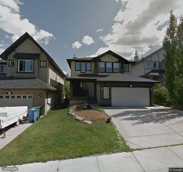 Street view of 98 Crestbrook Hill SW, Calgary