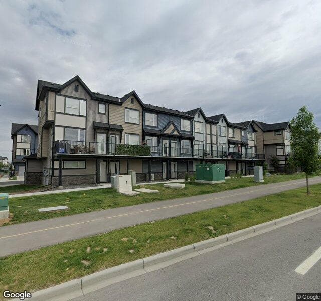 Street view of 221-850 Belmont Drive SW, Calgary