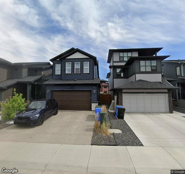 Street view of 609 Cranbrook Gardens SE, Calgary