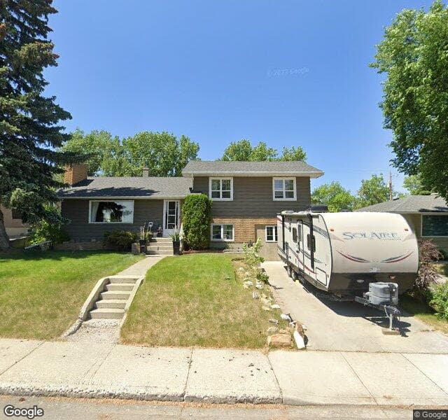 Street view of 47 Croydon Road NW, Calgary