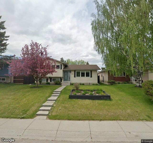 Street view of 244 Queen Charlotte Way SE, Calgary