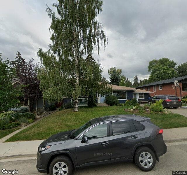 Street view of 2411 Sandhurst Avenue SW, Calgary