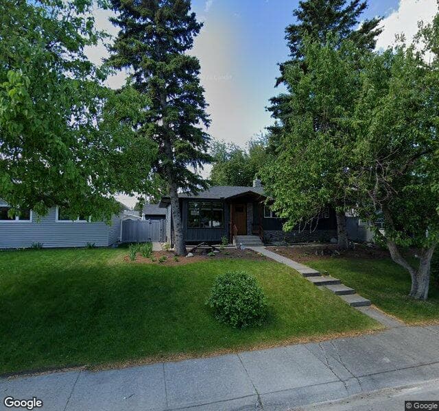 Street view of 45 Windermere Road SW, Calgary