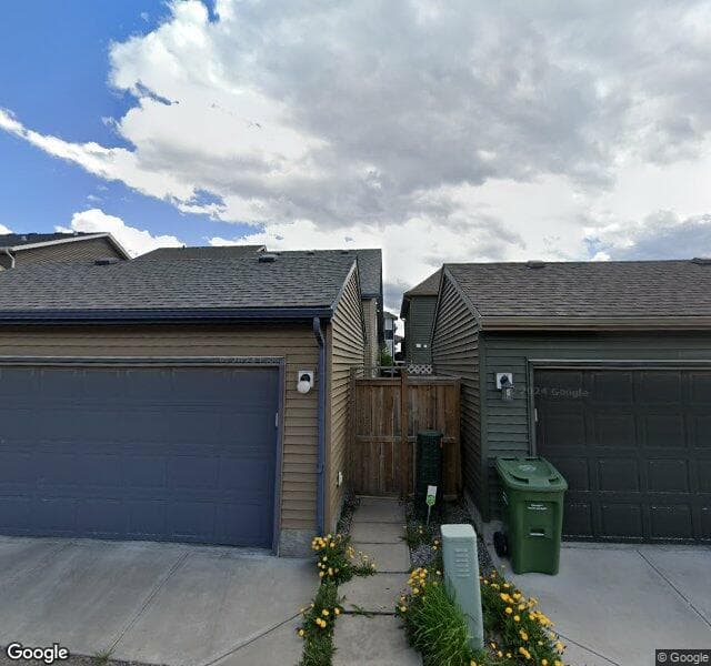 Street view of 12 Evansborough Common NW, Calgary