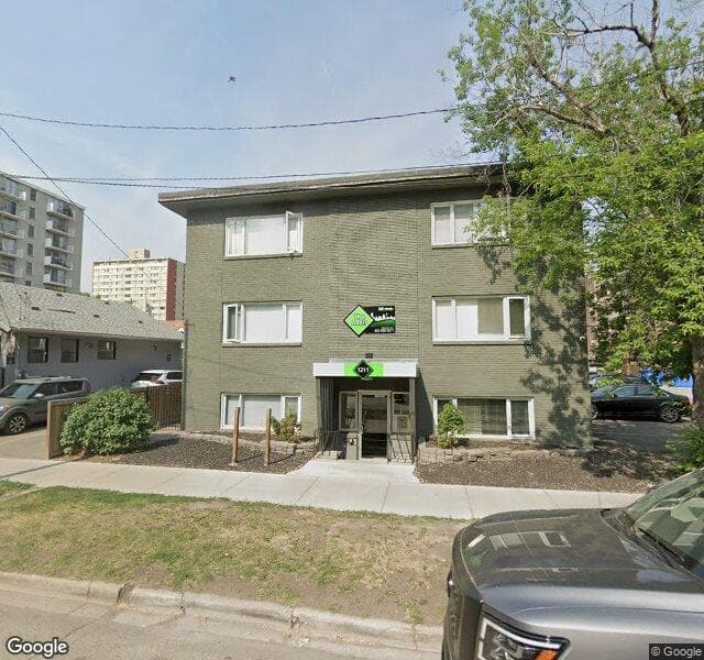 Street view of 16-1211 7 Street SW, Calgary