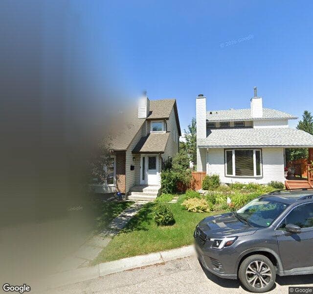 Street view of 56 Gleneagle Place SW, Calgary