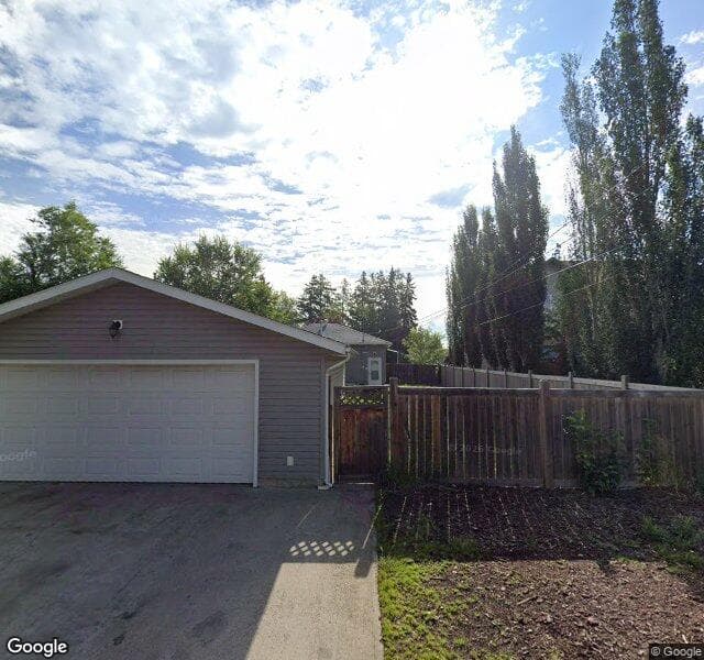 Street view of 13216 115 Street NW, Edmonton