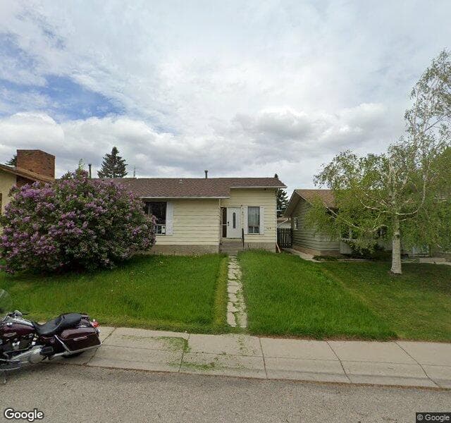 Street view of 1612 137 Avenue SE, Calgary