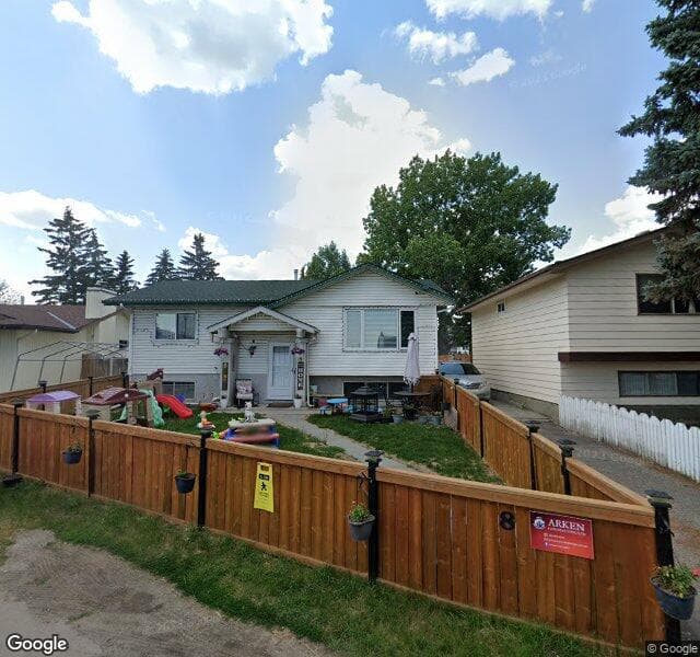Street view of 8 Radcliffe Bay SE, Calgary