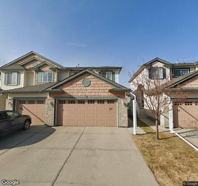 Street view of 97 Citadel Estates Manor NW, Calgary