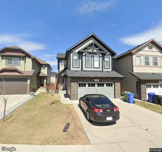 Street view of 75 Skyview Shores Court NE, Calgary