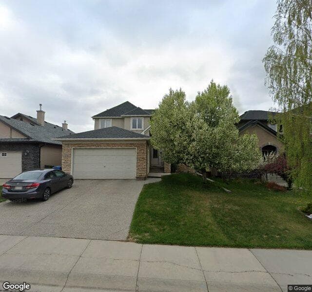 Street view of 98 Evercreek Bluffs Road SW, Calgary