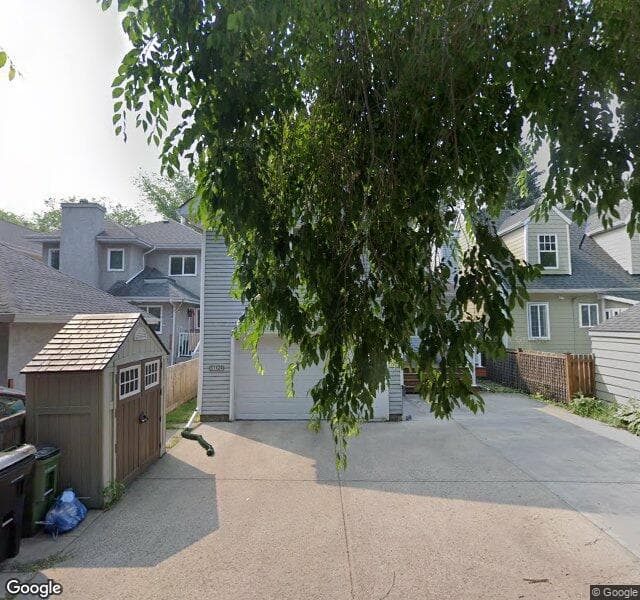 Street view of 11124 University Avenue NW, Edmonton
