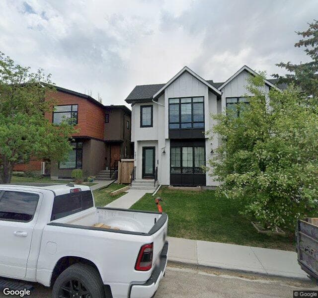 Street view of 1633 19 Avenue NW, Calgary