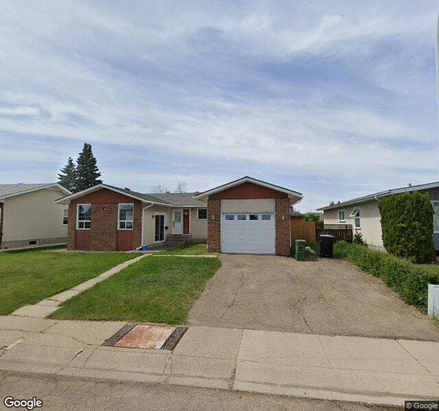 Street view of 12816 46 Street NW, Edmonton