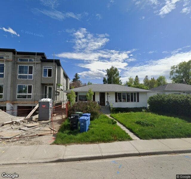 Street view of 421 37 Avenue NW, Calgary