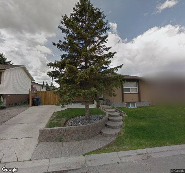 Street view of 68 Whitefield Close NE, Calgary