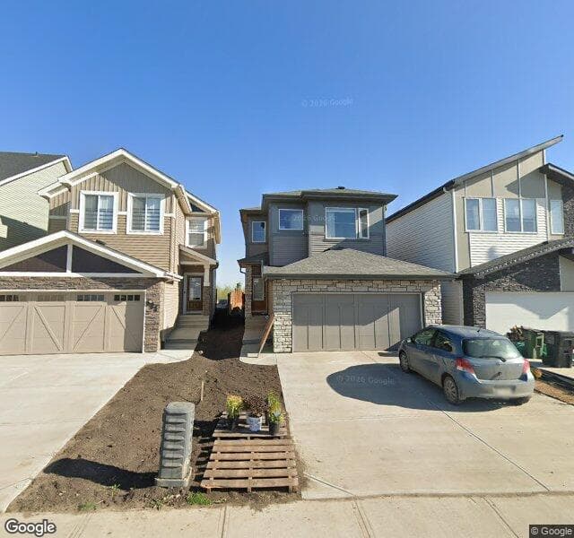 Street view of 693 Kinglet Boulevard NW, Edmonton