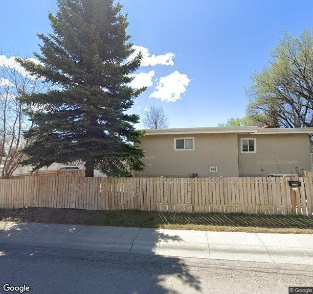 Street view of 7724 Huntridge Crescent NE, Calgary