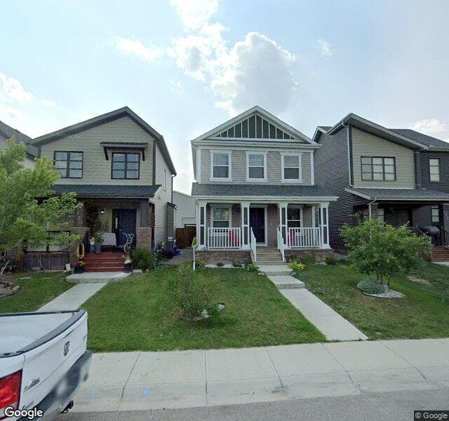 Street view of 116 Copperpond Park SE, Calgary