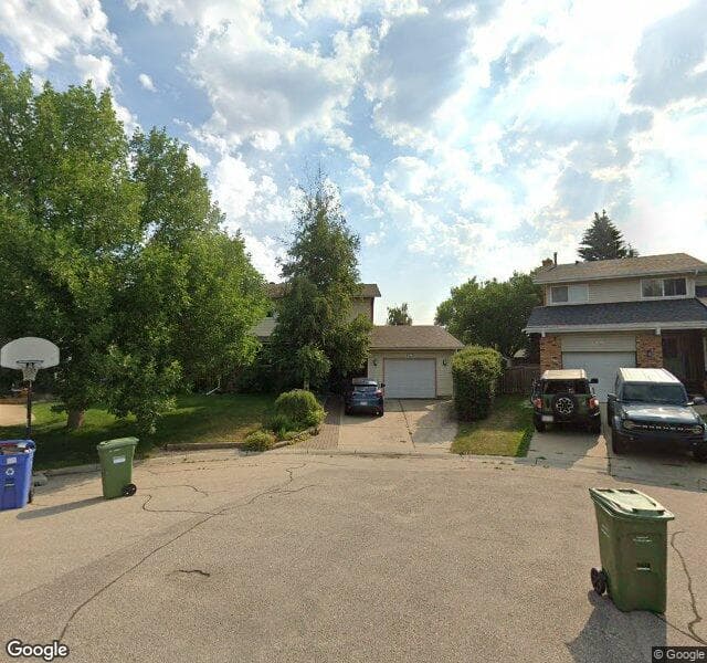 Street view of 143 Woodridge Place SW, Calgary