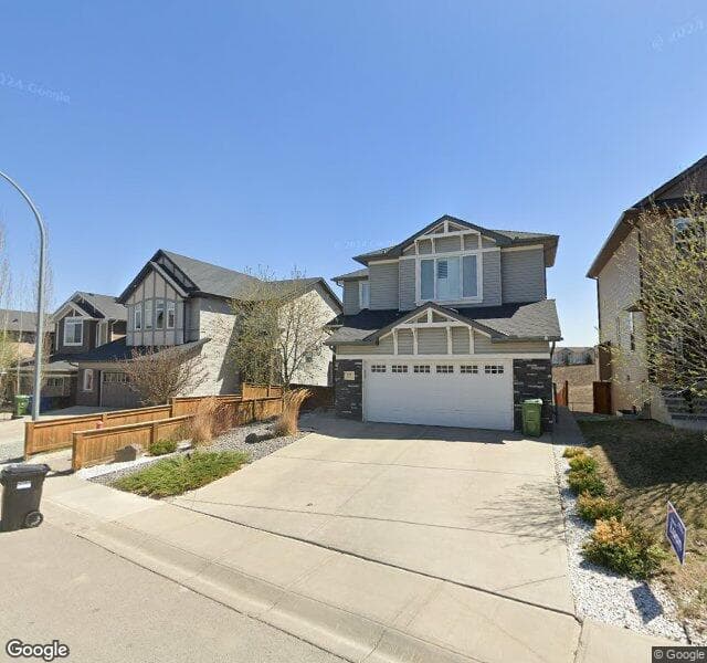 Street view of 123 Sage Valley Green NW, Calgary