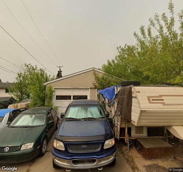 Street view of 12821 133 Street NW, Edmonton