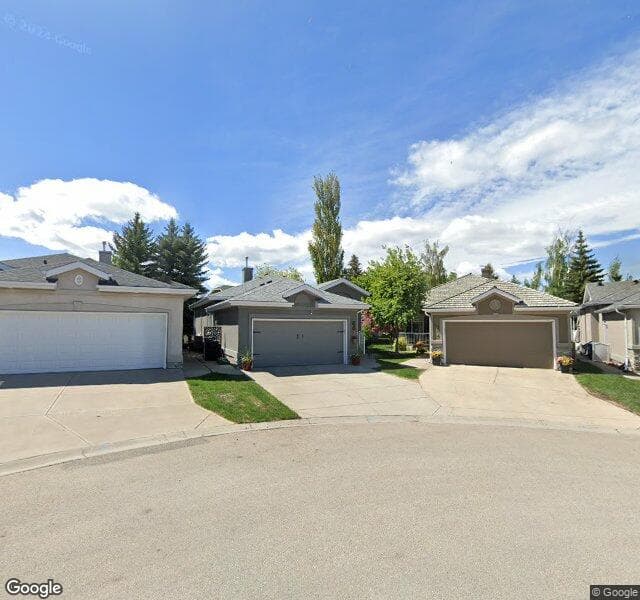 Street view of 66 Mount Alberta Manor SE, Calgary