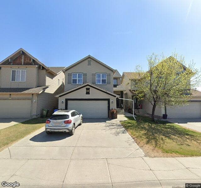 Street view of 140 Evanston View NW, Calgary
