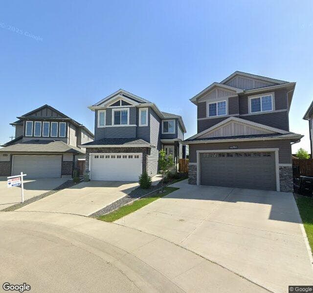 Street view of 16795 36 Street NW, Edmonton