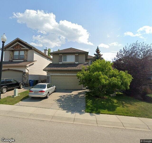 Street view of 7407 Springbank Way SW, Calgary