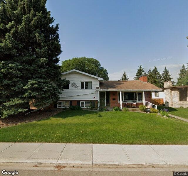 Street view of 4804 124 Street NW, Edmonton
