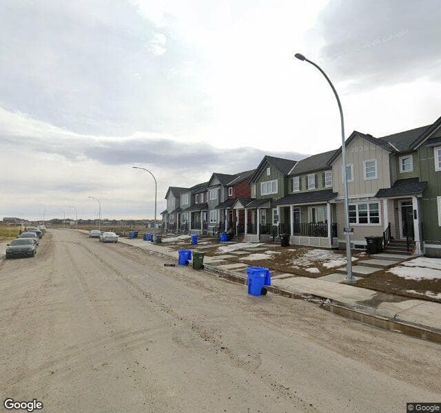 Street view of 617 Savanna Drive NE, Calgary
