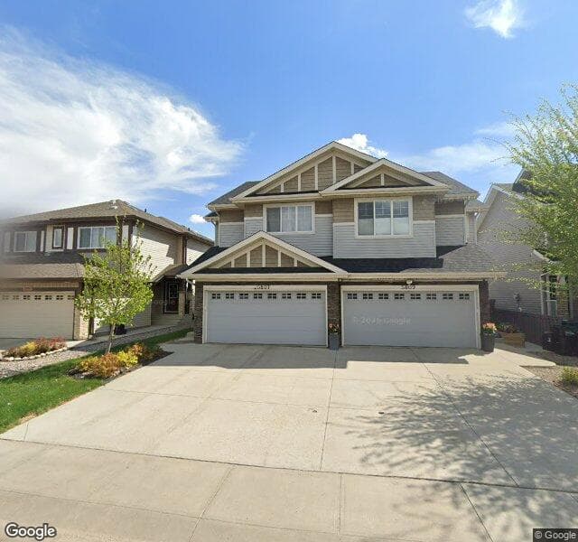 Street view of 5807 Anthony Crescent SW, Edmonton
