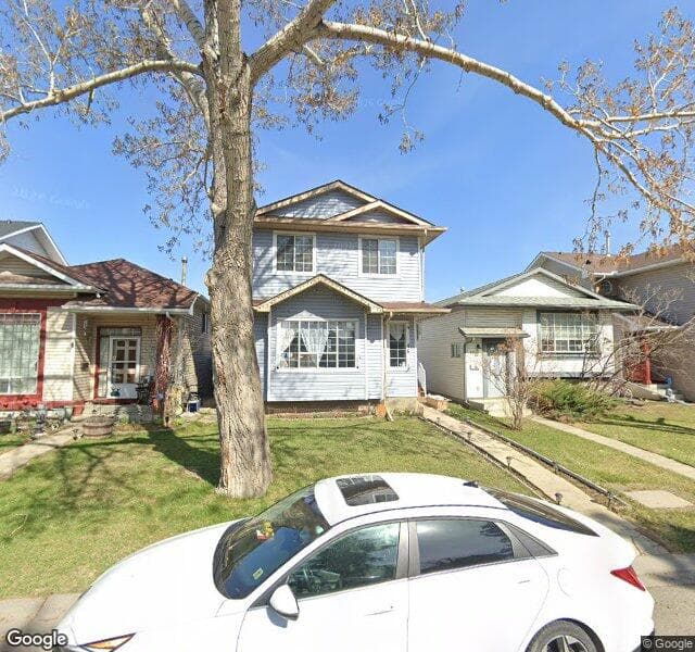 Street view of 46 Martinridge Way NE, Calgary