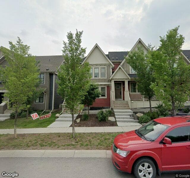 Street view of 27 Mahogany Drive SE, Calgary