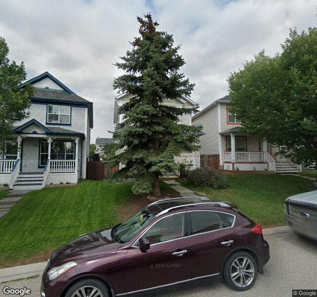 Street view of 107 Tuscany Springs Circle NW, Calgary